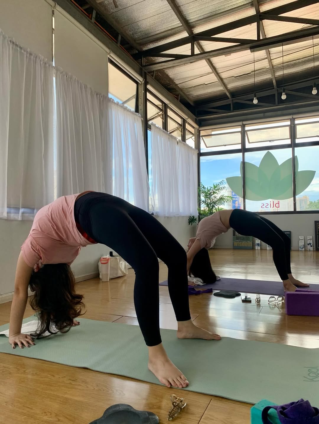 Flow and Vinyasa classes at Bliss Yoga Cebu